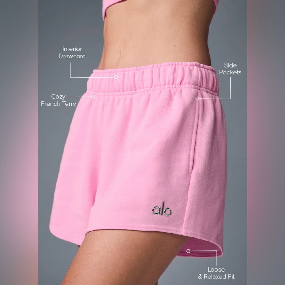 ALO Yoga Sweet Pink Shorts